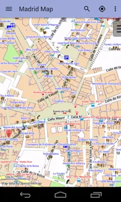 Madrid Offline City Map Lite android App screenshot 0