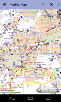 Madrid Offline City Map Lite android App screenshot 2