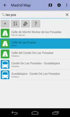 Madrid Offline City Map Lite android App screenshot 3