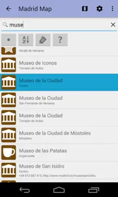 Madrid Offline City Map Lite android App screenshot 5